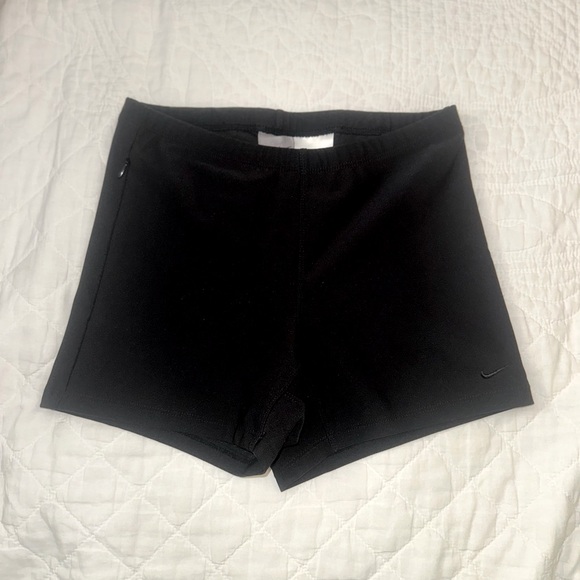 Nike Women's Athletic Black Shorts - Picture 1 of 6